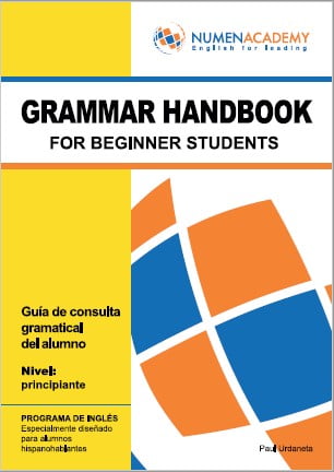 PORTADA Grammar Handbook for Beginner Students